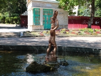 Pyatigorsk, fountain Счастливый уловKirov avenue, fountain Счастливый улов