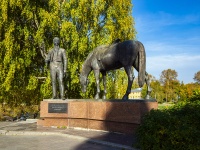 Вологда, памятник К.Н. Батюшковуулица Сергея Орлова, памятник К.Н. Батюшкову