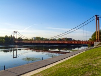 neighbour house: st. Maksim Gorky. bridge "Дружбы"