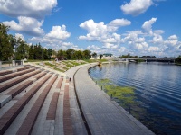 , embankment Городская набережная реки СурыUritsky st, embankment Городская набережная реки Суры