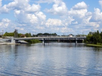 Пенза, улица Бакунина. мост "Бакунинский"