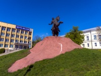 , monument Русскому богатырю Евпатию Коловрату Lenin st, monument Русскому богатырю Евпатию Коловрату 