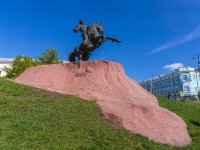 , monument Русскому богатырю Евпатию Коловрату Lenin st, monument Русскому богатырю Евпатию Коловрату 