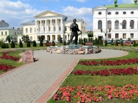 Tambov, monument Тамбовскому мужикуLeningradskaya st, monument Тамбовскому мужику