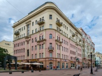 Arbatsky district,  , house 49. Apartment house