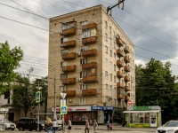 Presnensky district, alley Gruzinsky, house 16. Apartment house