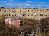 Хамовники район, Вражский 1-й переулок, дом 4. многоквартирный дом