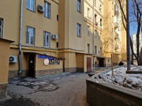 Begoboy district, Leningradskiy avenue, house 14 к.1. Apartment house