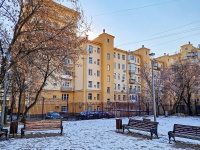 Begoboy district, Leningradskiy avenue, house 14 к.1. Apartment house