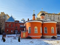 Begoboy district, 寺庙 Храм Живоначальной Троицы при бывшей Черкасской Богадельне , Leningradskiy avenue, 房屋 16А с.1