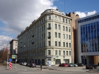 Admiralteisky district, Dekabristov st, house 62-64. Apartment house