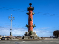 Vasilieostrovsky district, monument Ростральные колонны , monument Ростральные колонны