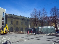 Vasilieostrovsky district, Tiflisskaya st, house 1. building under reconstruction