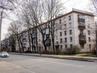 Vyiborgsky district, Institutsky avenue, 房屋 4 к.1. 公寓楼