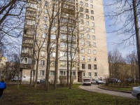 Vyiborgsky district, Institutsky avenue, house 6. Apartment house