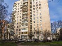 Vyiborgsky district, Institutsky avenue, house 6. Apartment house