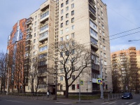 Vyiborgsky district, Institutsky avenue, house 9. Apartment house