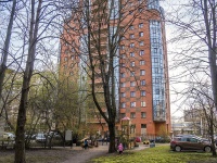 Vyiborgsky district, Institutsky avenue, house 11. Apartment house