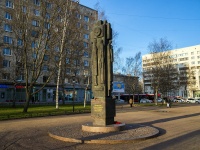 Vyiborgsky district, 纪念碑 «Мужеству ленинградцев» Toreza avenue, 纪念碑 «Мужеству ленинградцев» 