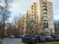 Vyiborgsky district, Karbyshev st, house 4 к.1. Apartment house