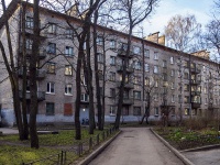 Vyiborgsky district, 宿舍 Санкт-Петербургский государственный лесотехнический университет им. С.М. Кирова , Novorossiyskaya st, 房屋 36