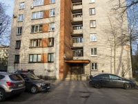 Vyiborgsky district, Novorossiyskaya st, house 34. Apartment house