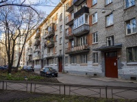 Vyiborgsky district, Novorossiyskaya st, house 38. Apartment house