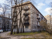 Vyiborgsky district, Novorossiyskaya st, house 38. Apartment house