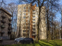 Vyiborgsky district, Novorossiyskaya st, house 40. Apartment house