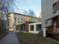 Vyiborgsky district, avenue Parkhomenko, house 45 к.3. building under reconstruction