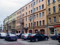 neighbour house: alley. Finsky, house 7. Apartment house