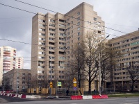 Kalininsky district, Gzhatskaya st, 房屋 1. 公寓楼