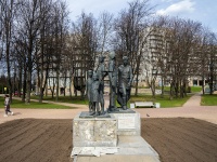 Kalininsky district, monument «Дети войны»Nepokoryonnih avenue, monument «Дети войны»