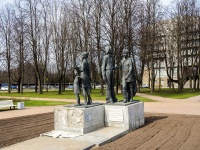 Kalininsky district, monument «Дети войны»Nepokoryonnih avenue, monument «Дети войны»