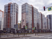 Kalininsky district, st Kushelevskaya doroga, house 3 к.2. Apartment house