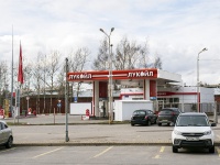 Kalininsky district, fuel filling station "Лукойл", Kushelevskaya doroga st, house 18