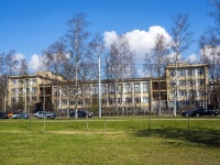 Kalininsky district, 学校 Средняя общеобразовательная школа №653 Калининского района им. Рабиндраната Тагора , Mechnikov avenue, 房屋 5 к.1