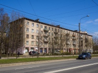 Kalininsky district, Metallistov avenue, 房屋 59. 公寓楼