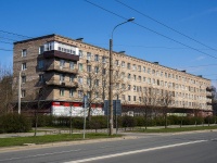 neighbour house: avenue. Metallistov, house 89. Apartment house