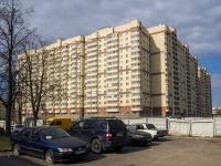 Kalininsky district, Metallistov avenue, house 117 с.1. Apartment house