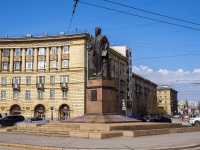 Kalininsky district, monument М.И. Калинину Kondratyevskij avenue, monument М.И. Калинину 