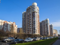 Kalininsky district, Kondratyevskij avenue, house 62 к.2. Apartment house