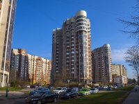 Kalininsky district, Kondratyevskij avenue, house 64 к.1. Apartment house