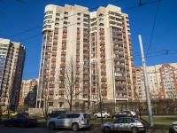 Kalininsky district, Kondratyevskij avenue, house 64 к.1. Apartment house