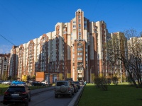 Kalininsky district, Kondratyevskij avenue, house 64 к.2. Apartment house