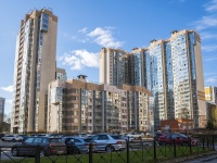 Kalininsky district, Kondratyevskij avenue, house 64 к.9. Apartment house