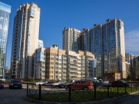 Kalininsky district, Kondratyevskij avenue, house 64 к.9. Apartment house