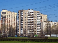 Kalininsky district, avenue Kondratyevskij, house 75 к.1. Apartment house