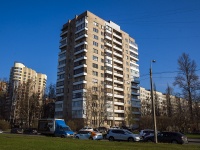 Kalininsky district, Kondratyevskij avenue, 房屋 75 к.1. 公寓楼