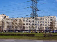 Kalininsky district, Kondratyevskij avenue, house 75 к.2. Apartment house